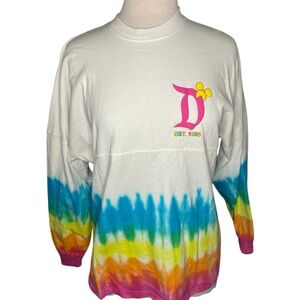 Unisex Disneyland Dip‑Dye Rainbow Pineapple Spirit Jersey | XS